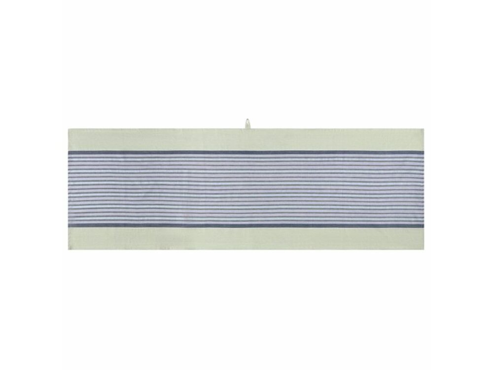 Sauna bench cover, green stripes, 4Living