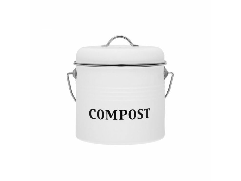 Compost bin, 3.5 L White