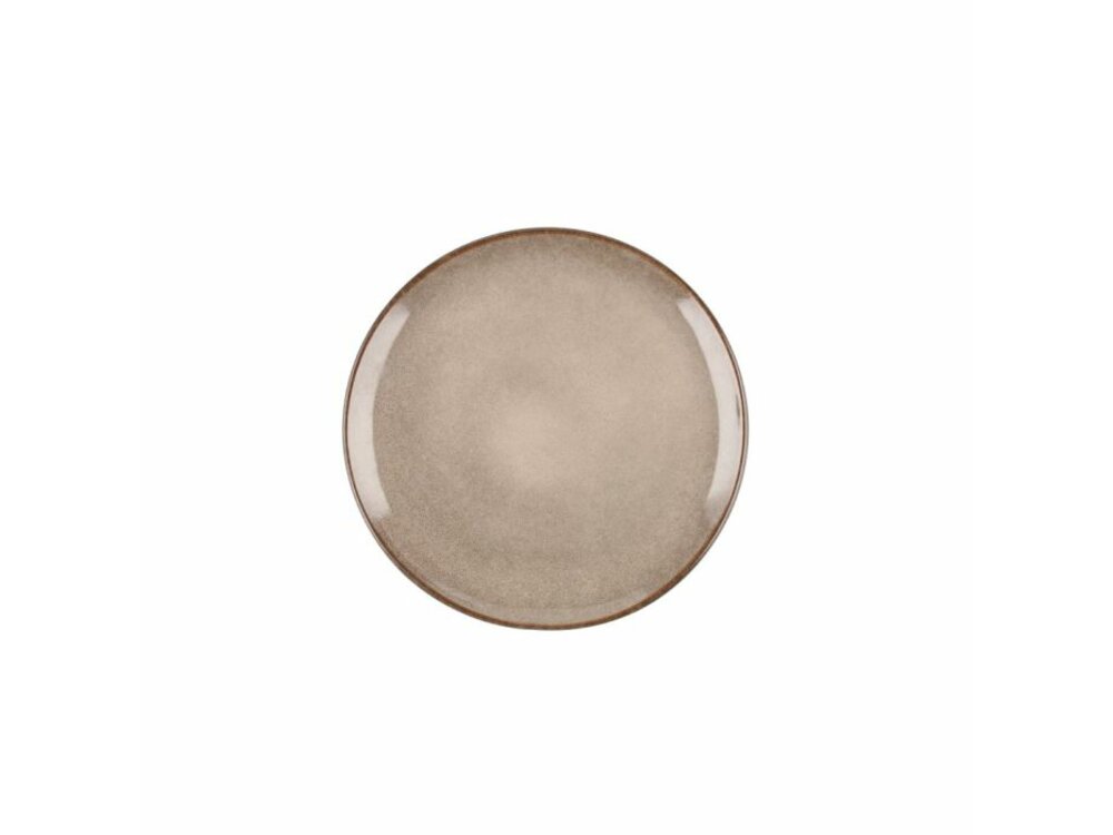 Maku Ceramic toned serving plate, Ø 20 cm.
