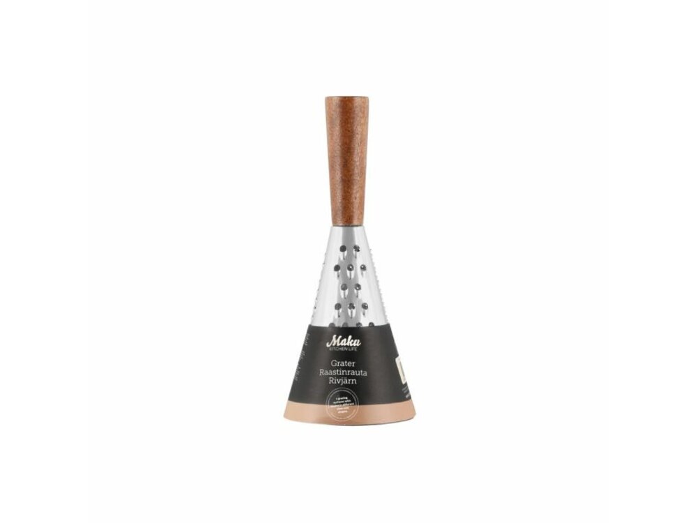 Hand grater with acacia handle Maku