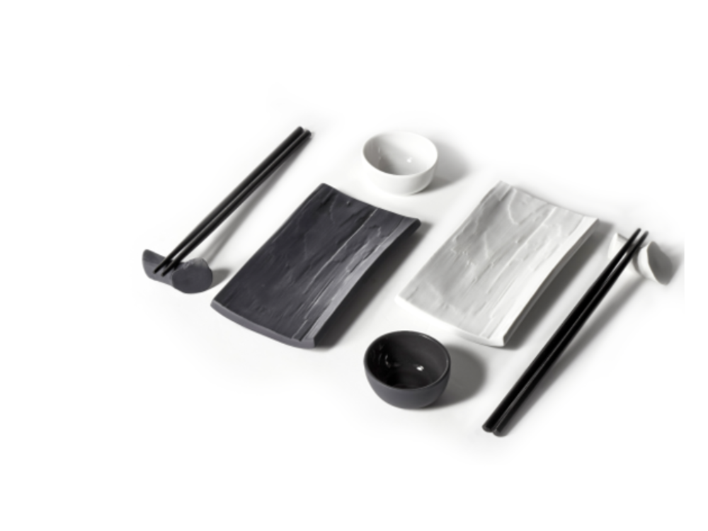 Sushi set Zen Cmielow for 1 person, white