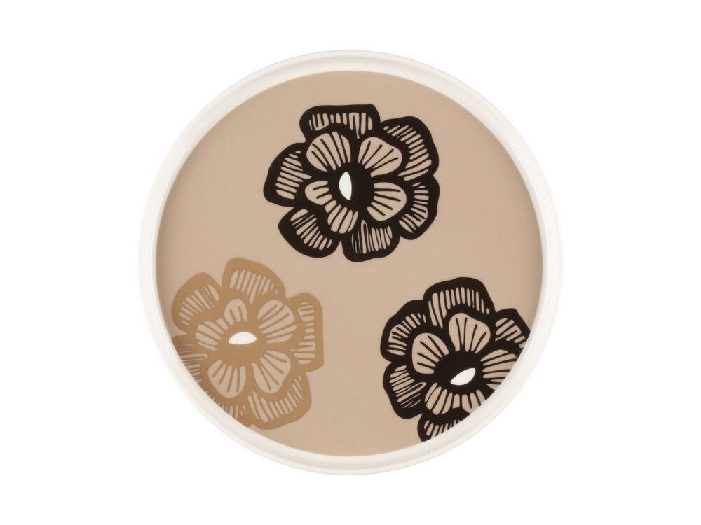 Ceramic serving plate Šárka, Ø25 cm, beige Ceramic serving plate Šárka, Ø25 cm, beige