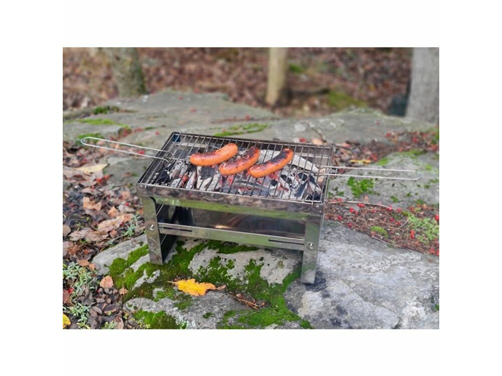 Mustang charcoal grill, portable
