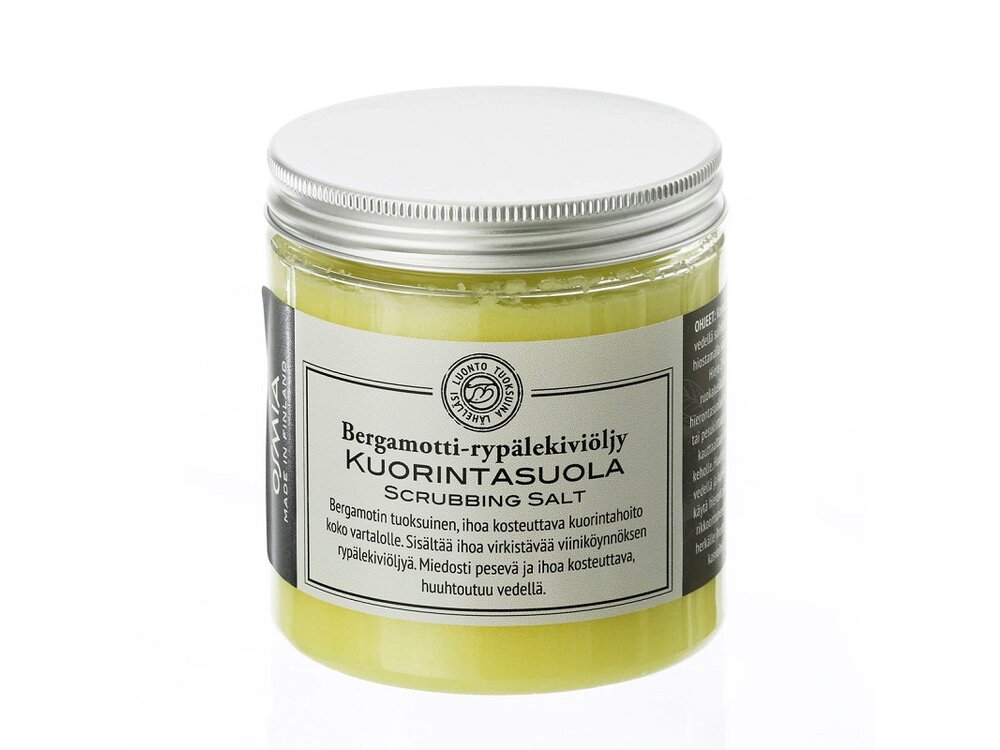 Sauna peeling salt with Bergamot Osmia