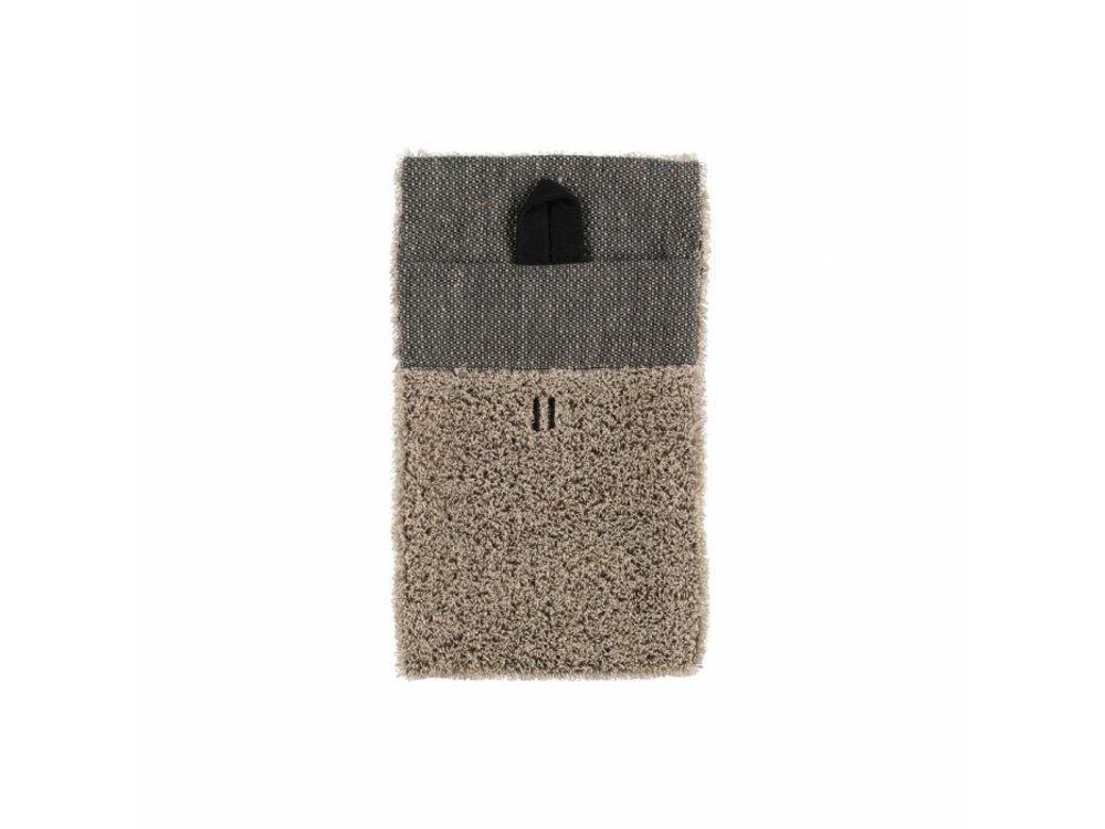 Sauna wash mitt, brown