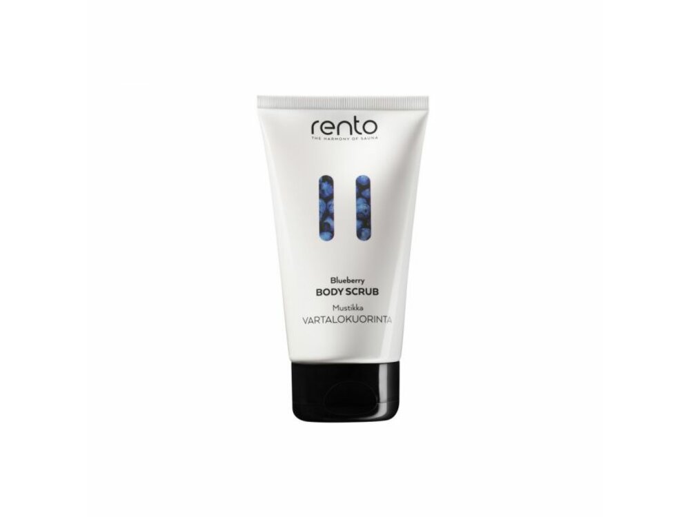 Rento sauna body scrub, blueberry