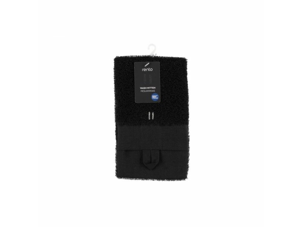 Rento Linen terry gloves, black