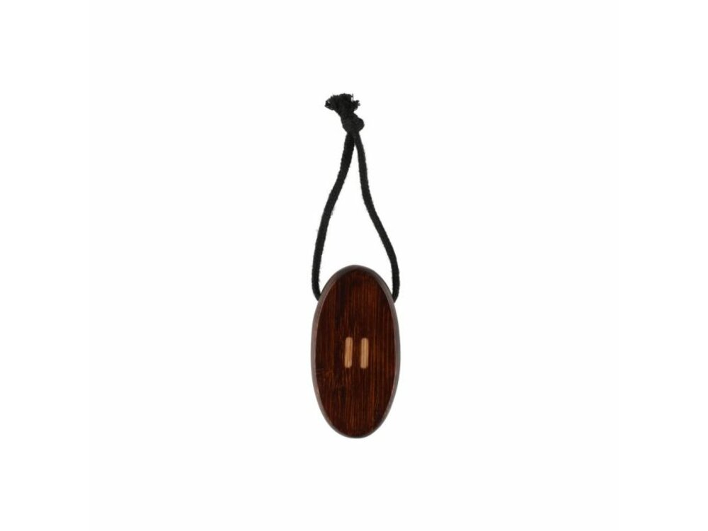 Rento sauna brush, oval, dark brown