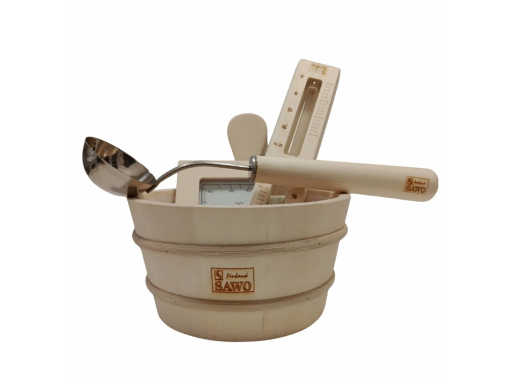 Basic aspen wood sauna set