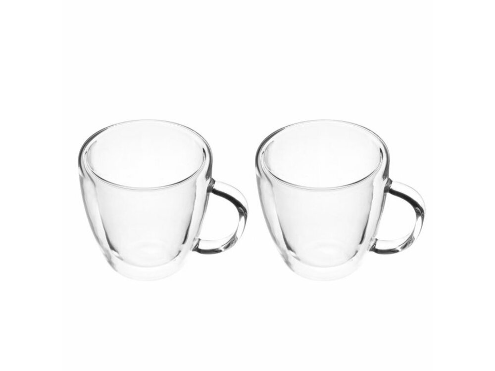 MAKU Two-layer glass mug 25 cl/2 pcs