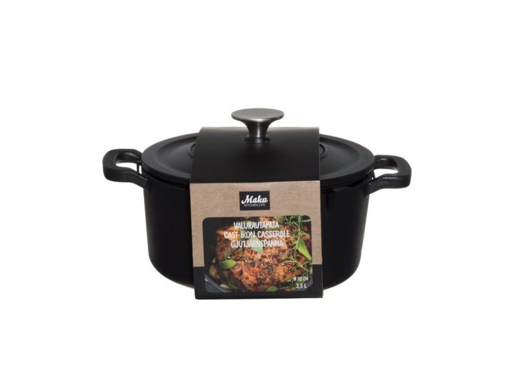 Maku, Cast iron pot, volume 3.3 L