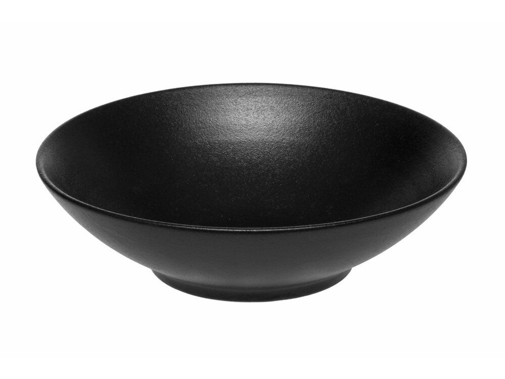 MAKU Robuste ceramic serving plate, deep, Ø 21 cm
