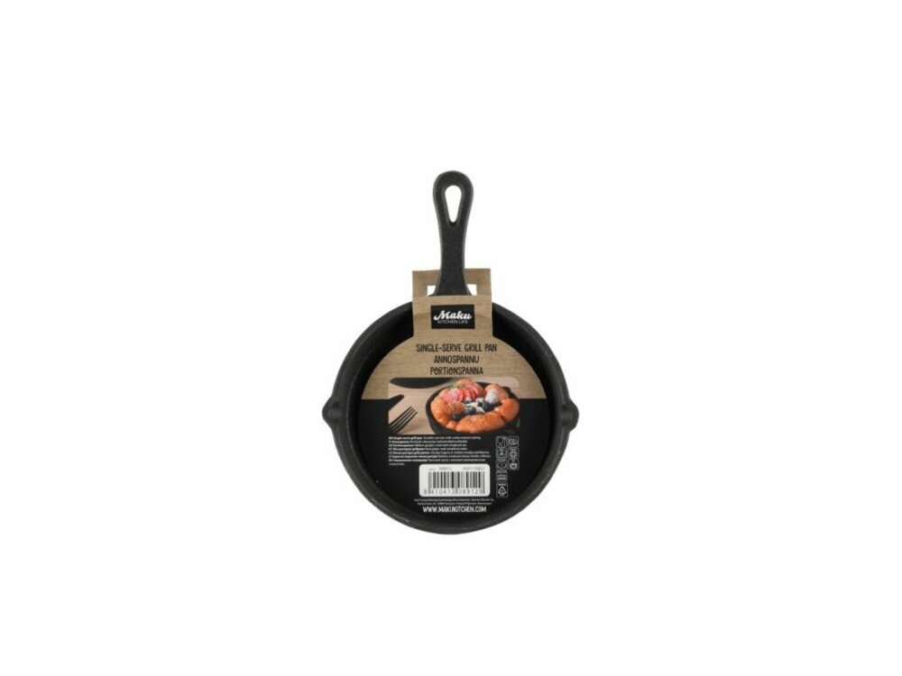 MAKU Cast iron grill pan, Ø14.5 cm