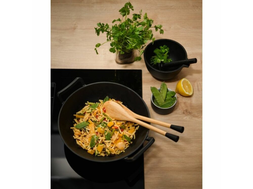 MAKU Cast iron Wok, Ø30 cm