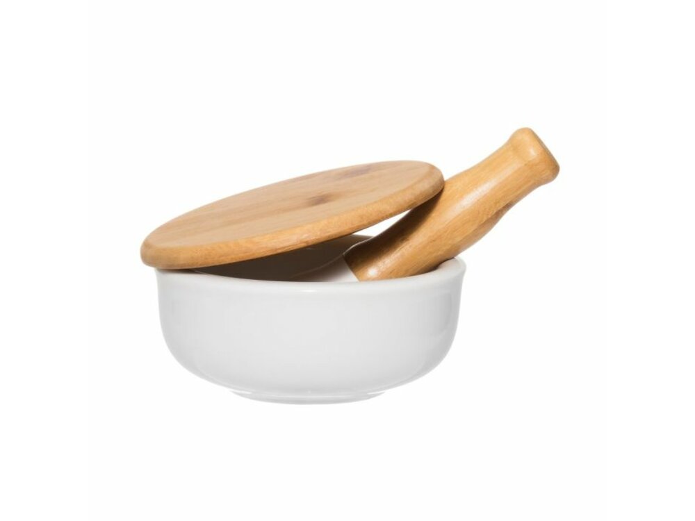 MAKU Ceramic mortar, white