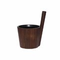 Rento sauna bucket, dark brown, bamboo Rento sauna bucket, dark brown, bamboo