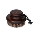 Rento sauna brush, round, natural, dark brown