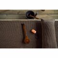 Rento Sauna brush, back, dark brown
