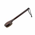 Rento Sauna brush, back, dark brown