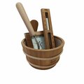 Basic cedar wood sauna set Basic cedar wood sauna set