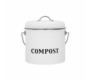 Compost bin, 3.5 L White