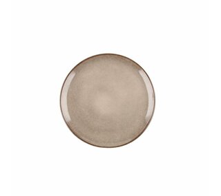 Maku Ceramic toned serving plate, Ø 20 cm.