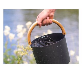 Sauna bucket, ladle, thermometer brand KOLO