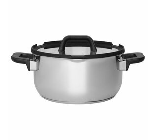 Maku Easy stainless steel pot with sealing lid, 5.2 L
