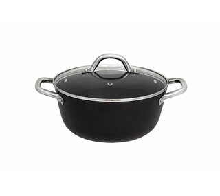 OPA Kenno Steel pot with lid, Ø 24 cm