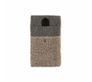 Sauna wash mitt, brown