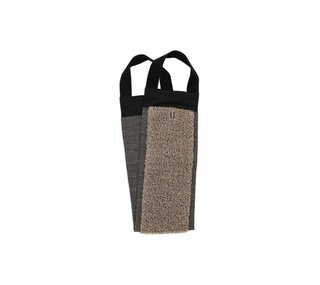 Sauna massage belt, wool, brown