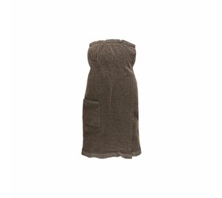 Women's sauna kilt 85x145cm, dark gray