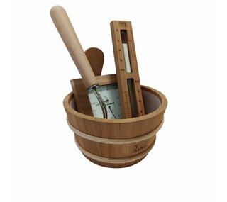 Basic cedar wood sauna set Basic cedar wood sauna set
