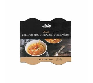 MAKU Ceramic baking dishes Robuste, pack/4 pcs, 175 ml