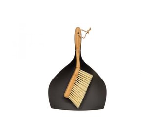 A broom with a shovel