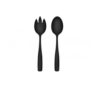 MAKU Salad serving set, black