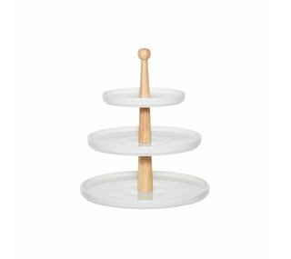 MAKU Serving ceramic three-layer tray
