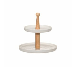 MAKU Serving ceramic three-layer tray